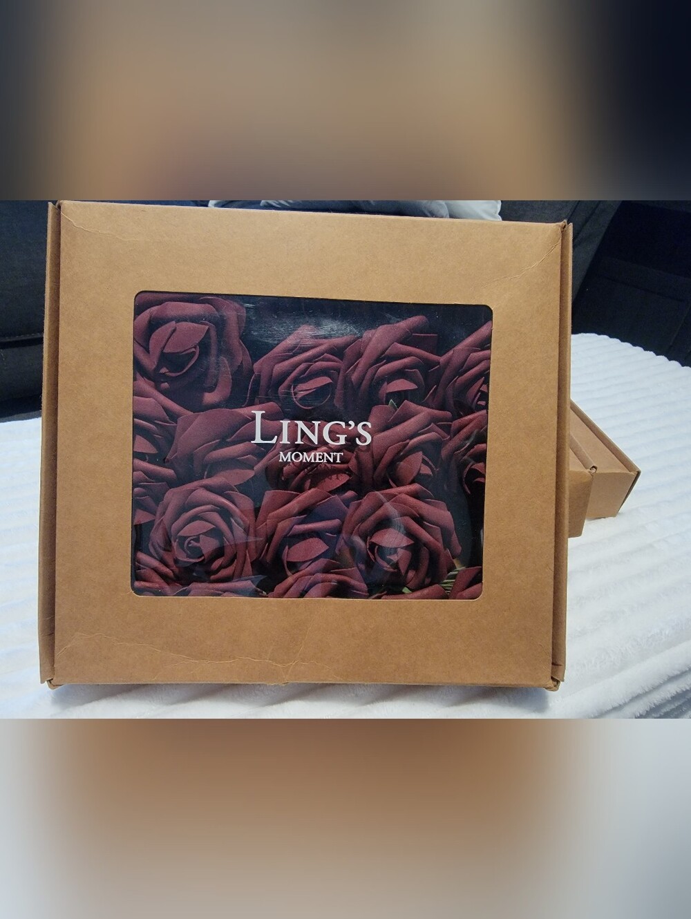 Artificial Burgundy Rose Bouquet - Elegant Home Accent (Soft VELVET)